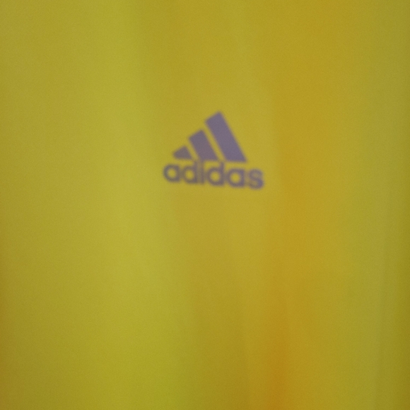 Mens Yellow Adidas Active Shirt - Picture 3 of 5